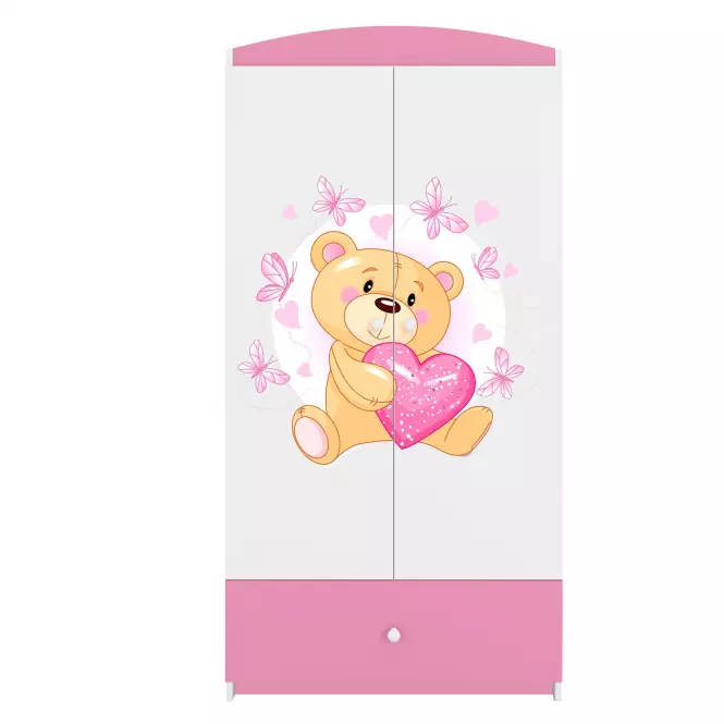 Szekrény Babydreams Rózsaszín – Medve Pillangó