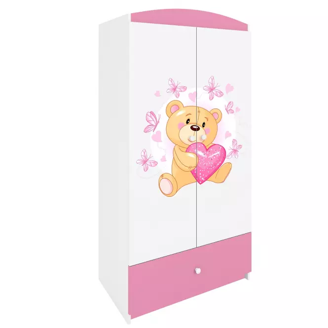 Szekrény Babydreams Rózsaszín – Medve Pillangó