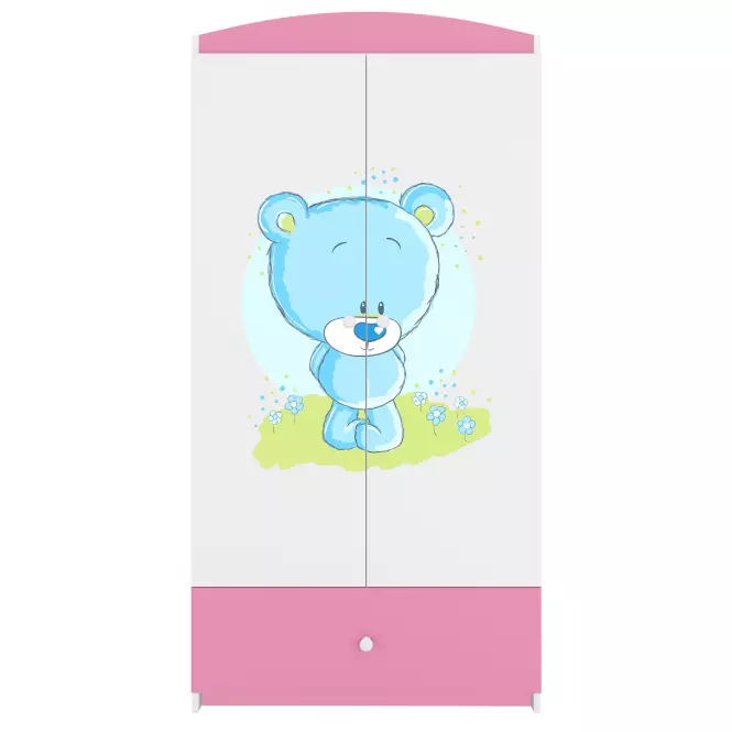 Szekrény Babydreams Rózsaszín – Medve Kék