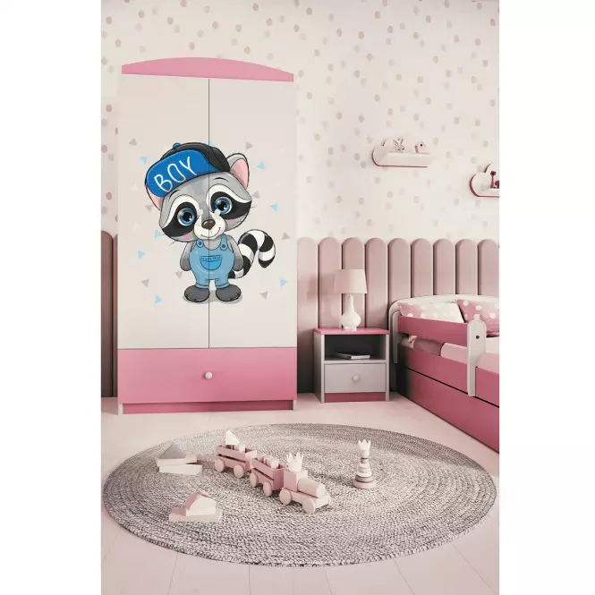 Szekrény Babydreams Rózsaszín – Mosómedve