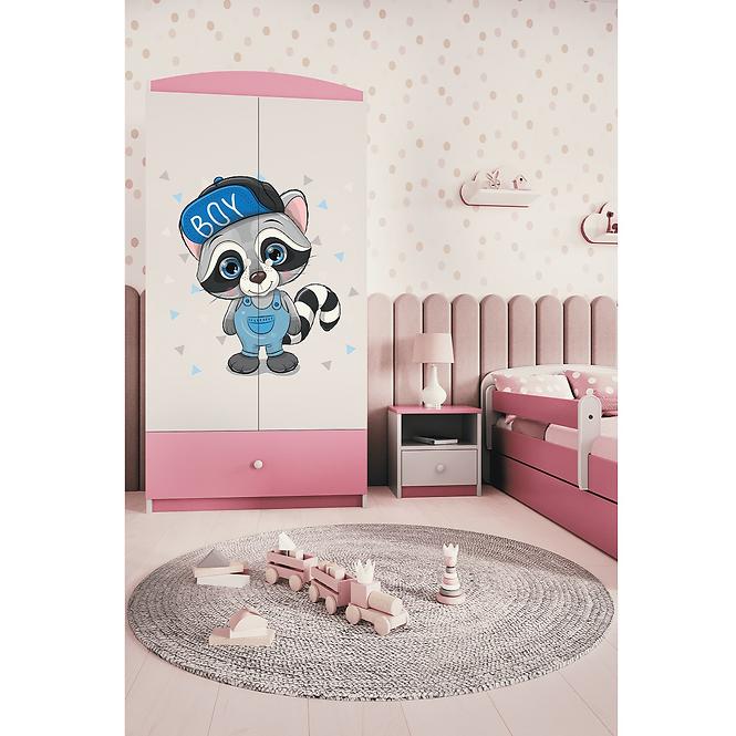 Szekrény Babydreams Rózsaszín – Mosómedve