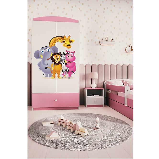 Szekrény Babydreams Rózsaszín – Zoo