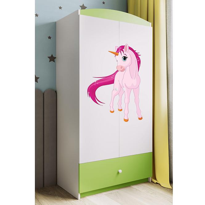 Szekrény Babydreams Zöld – Egyszarvú,6