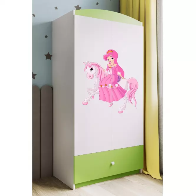 Szekrény Babydreams Zöld – Hercegnő 1