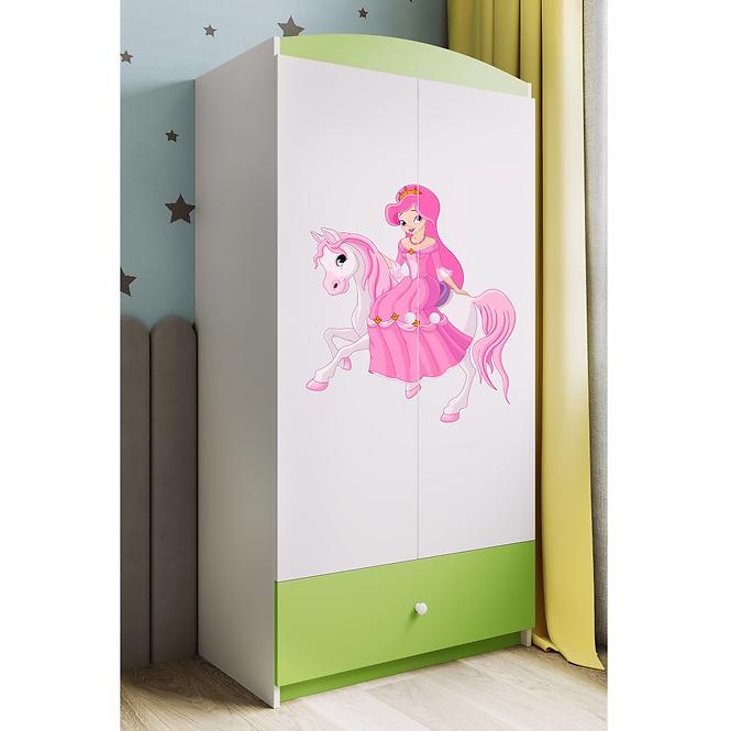 Szekrény Babydreams Zöld – Hercegnő 1