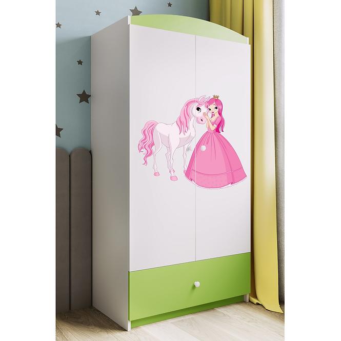 Szekrény Babydreams Zöld – Hercegnő 2