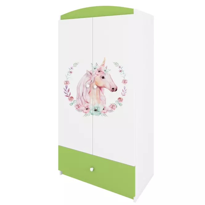 Szekrény Babydreams Zöld – Ló
