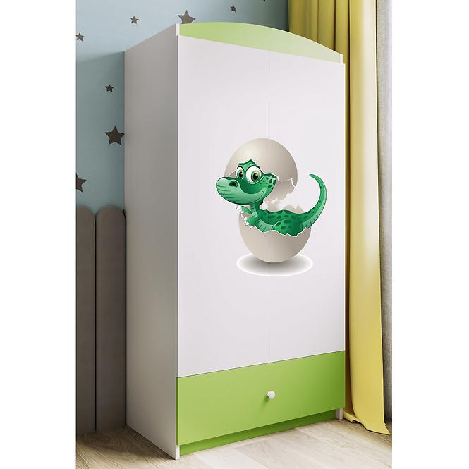 Szekrény Babydreams Zöld – Dino,6