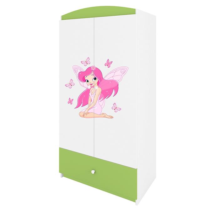 Szekrény Babydreams Zöld – Tündér 1,4