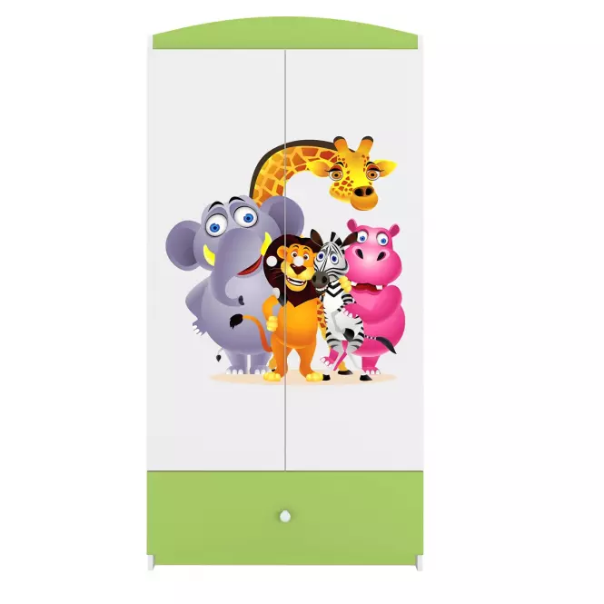 Szekrény Babydreams Zöld – Zoo
