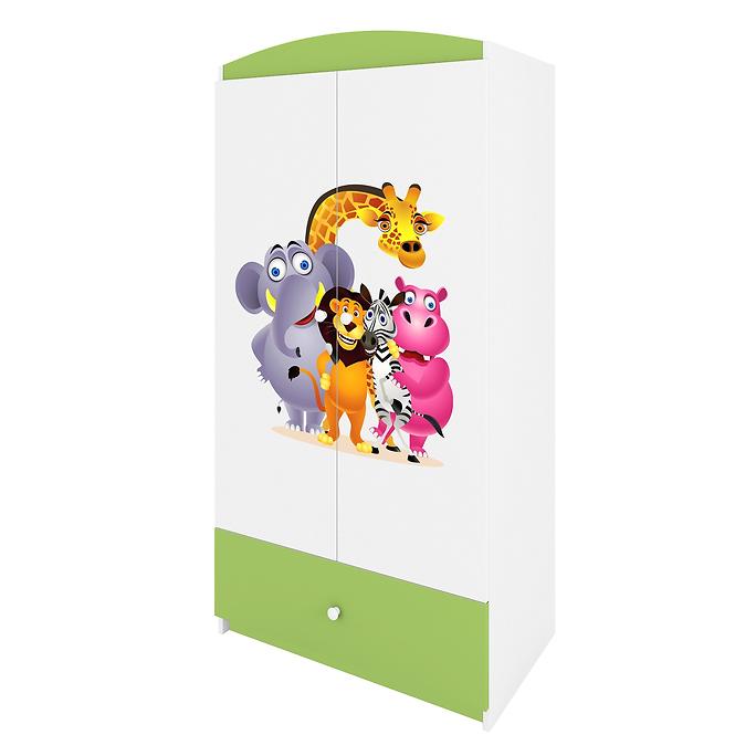 Szekrény Babydreams Zöld – Zoo