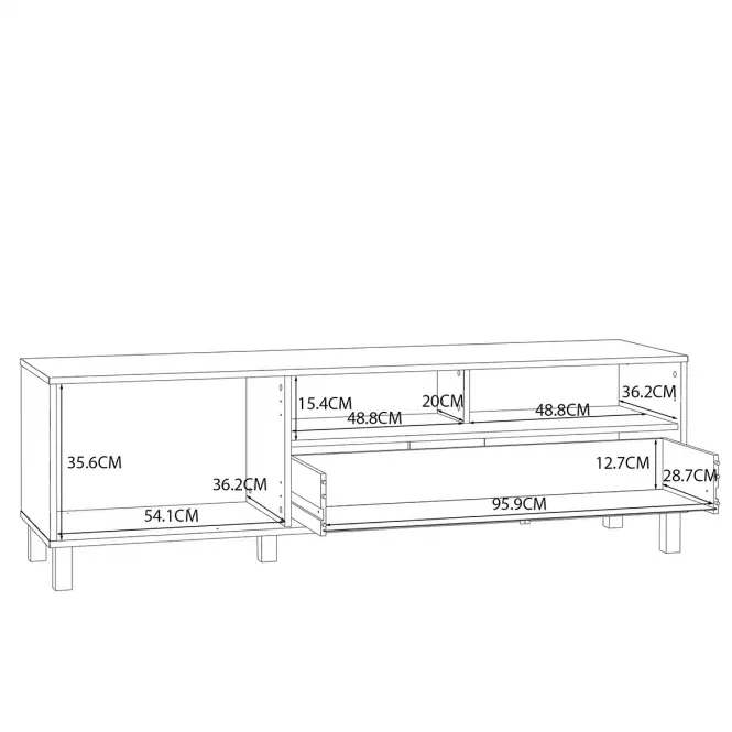 Szekrény RTV Killarney KQLT122L