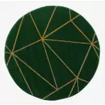 Szőnyeg Diamond 1,6/1,6 A0071 zöld/arany