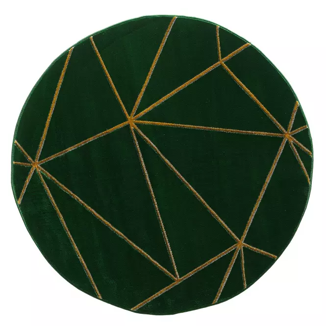 Szőnyeg Diamond 1,6/1,6 A0071 zöld/arany