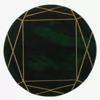Szőnyeg Diamond 1,6/1,6 A0077 zöld/arany