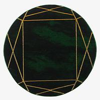 Szőnyeg Diamond 1,6/1,6 A0077 zöld/arany
