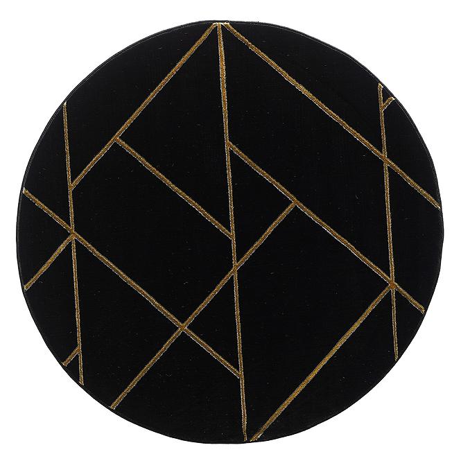 Szőnyeg Diamond 1,6/1,6 B0052 fekete/arany