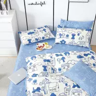 Ágynemű pamut, szatén ALBS-M0016B 140x200 Lasher