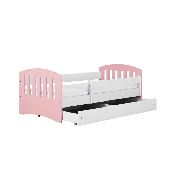 Gyermekágy Classic 1 Mix púdérrózsaszín 80x180,4