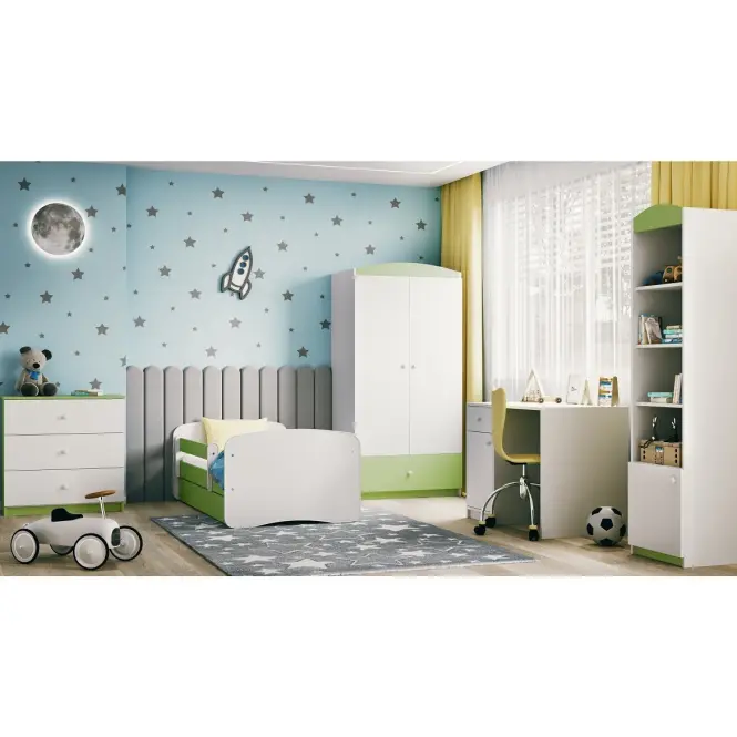 Gyermekágy Babydreams+Sz+M zöld 80x160