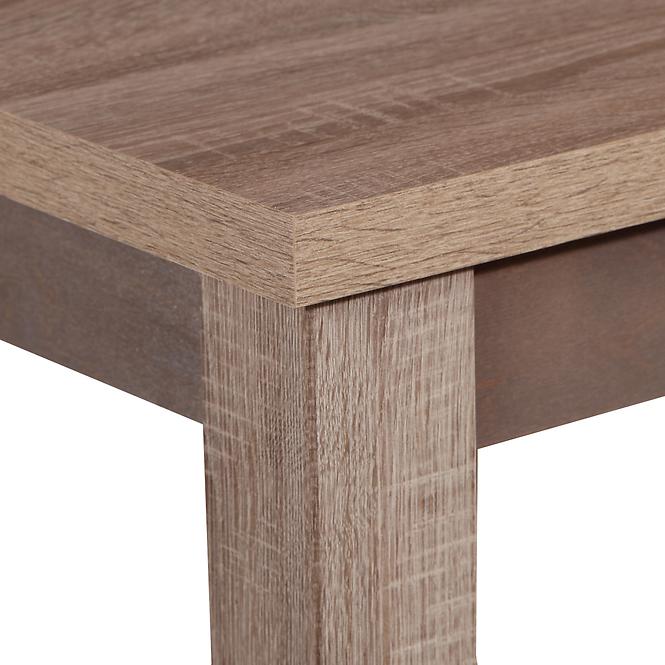 Asztal ST28 160X80+40 L szarvasgomba