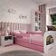 Gyermekágy Babydreams+Sz+M rózsaszín 80x180 teherautó,5