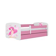 Gyermekágy Babydreams+Sz+M rózsaszín 80x180 tündér 1