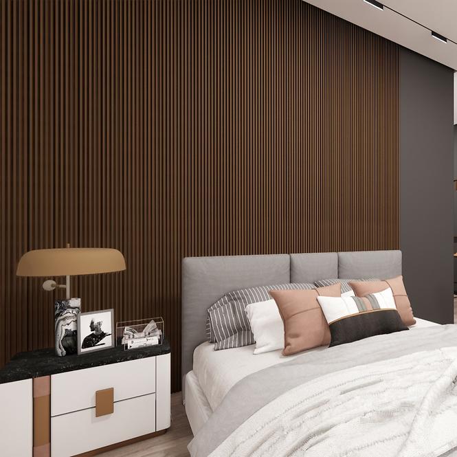 Lamella falburkolat MODERN LINE SLIM Dark 12x122x2650mm,3