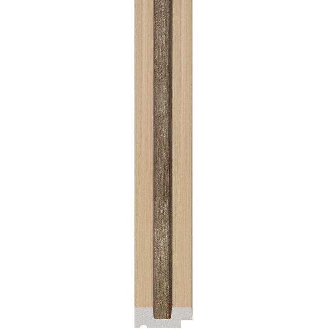 Záró profilok bal MODERN SLIM Natural 2.65m