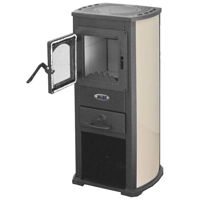 Acél Kályha Berna Lux 5,3 kW bézs