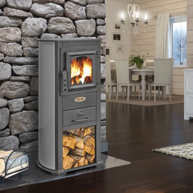Acél Kályha Ekonomik Lux 6,6 kW,6