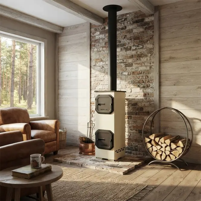Kandallókályha Denver bézs 5 kW