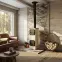 Kandallókályha Denver bézs 5 kW,4