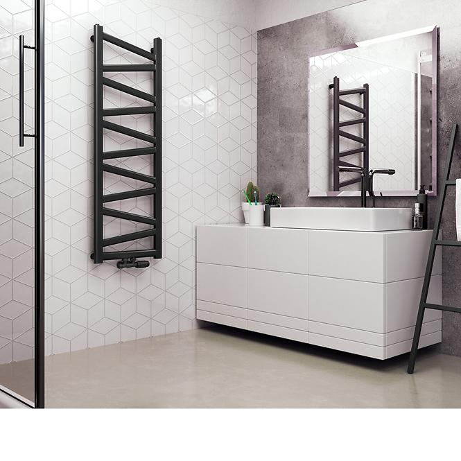 Fürdőszoba radiátor Mix Kalipso Mk 100/40 1000x440 mm fekete