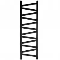 Fürdőszoba radiátor Mix Kalipso Mk 140/30 1400x300 mm fekete