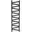 Fürdőszoba radiátor Mix Kalipso Mk 160/40 1600x440 mm fekete