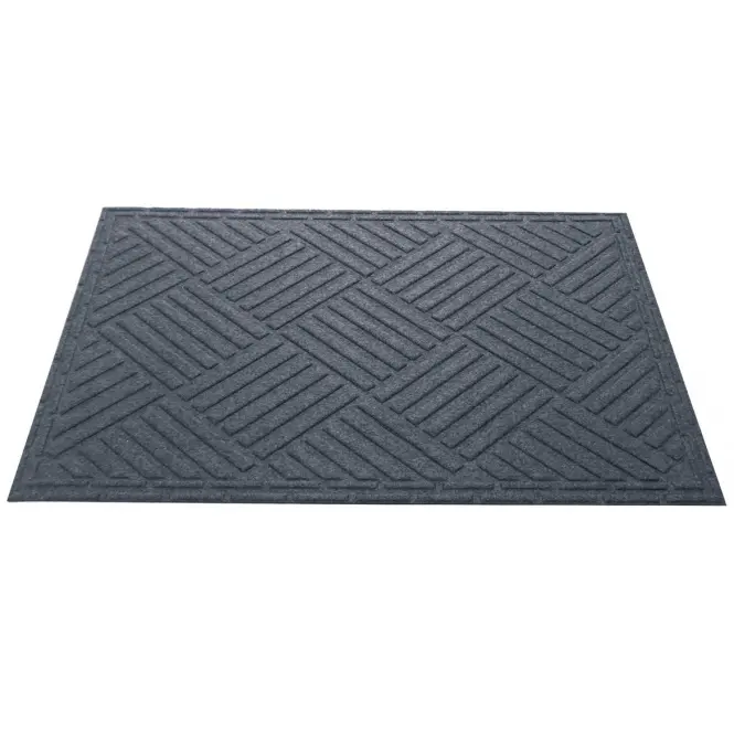 Lábtörlő Geometria K-501-1 40x60 cm szürke,5