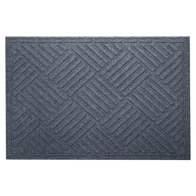 Lábtörlő textil K-502-1 45x75 cm barna