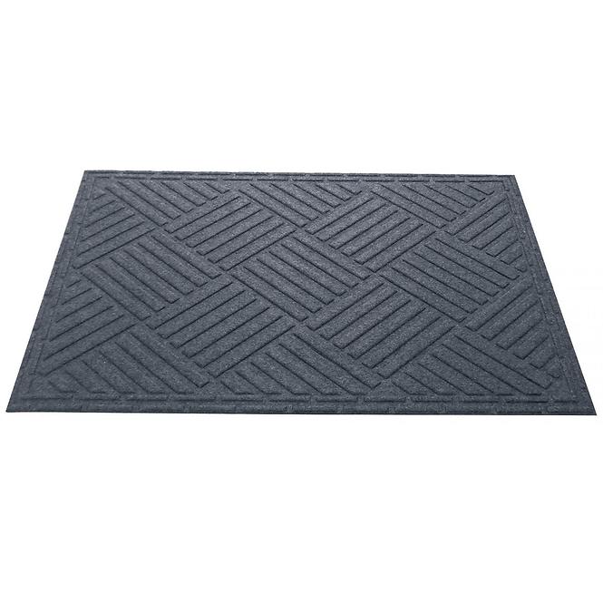 Lábtörlő textil K-502-1 45x75 cm barna