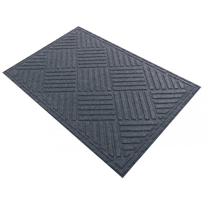 Lábtörlő textil K-502-1 45x75 cm barna