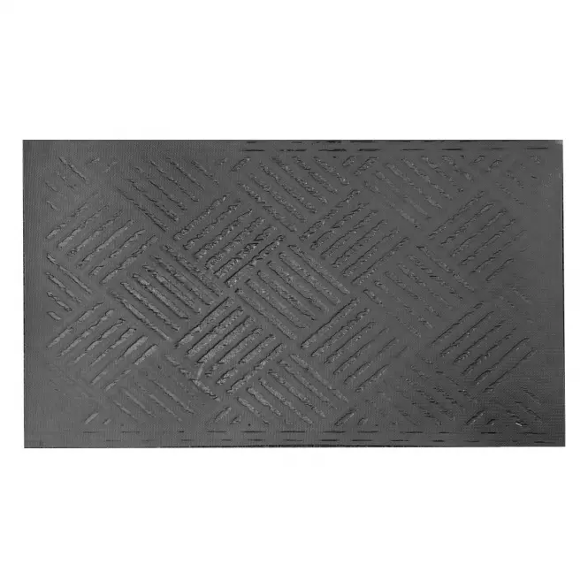 Lábtörlő textil K-502-1 45x75 cm barna