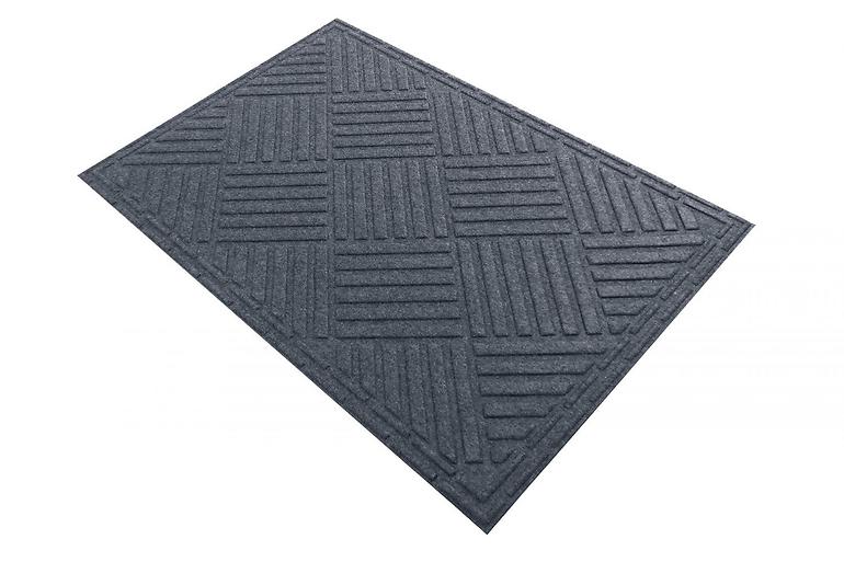 Lábtörlő textil K-502-2 45x75 cm szürke