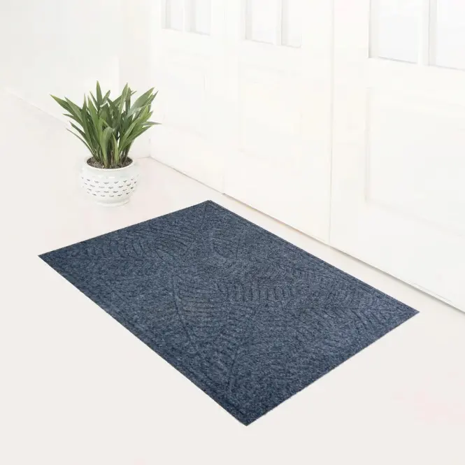 Lábtörlő textil K-502-2 45x75 cm szürke,2