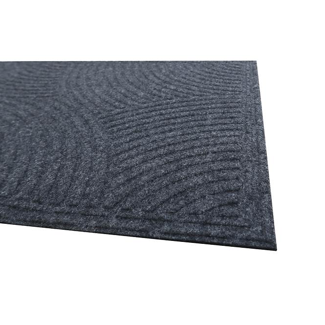 Lábtörlő textil K-502-3 45x75 cm szürke