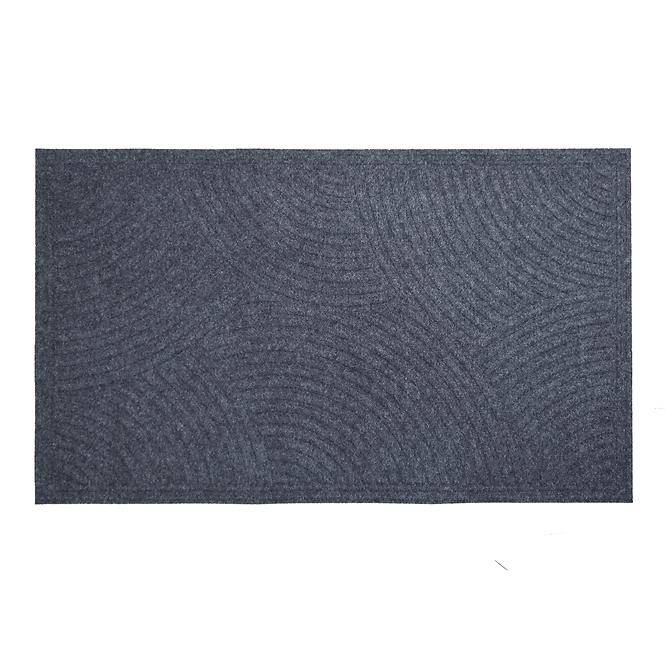 Lábtörlő textil K-502-3 45x75 cm szürke