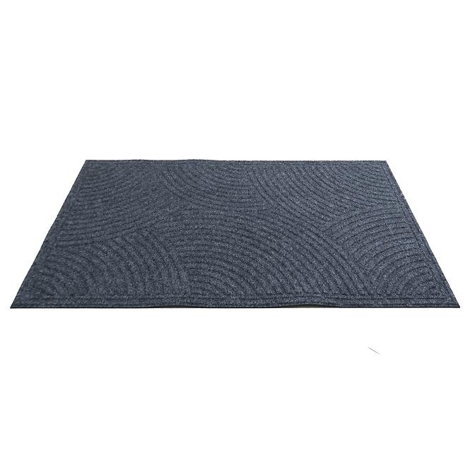 Lábtörlő textil K-502-3 45x75 cm szürke