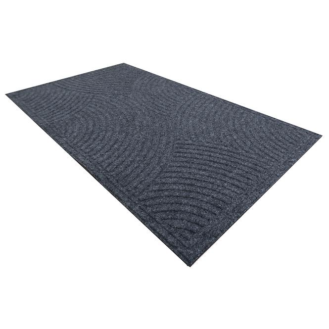 Lábtörlő textil K-502-3 45x75 cm szürke