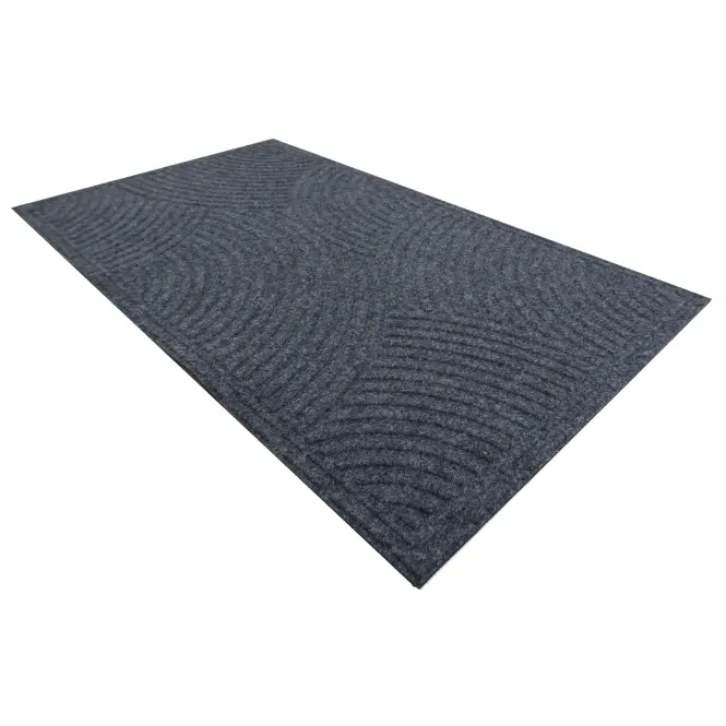 Lábtörlő textil K-502-3 45x75 cm szürke,4