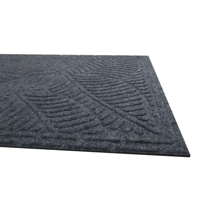 Lábtörlő textil K-504-3 80x120 cm szürke,4