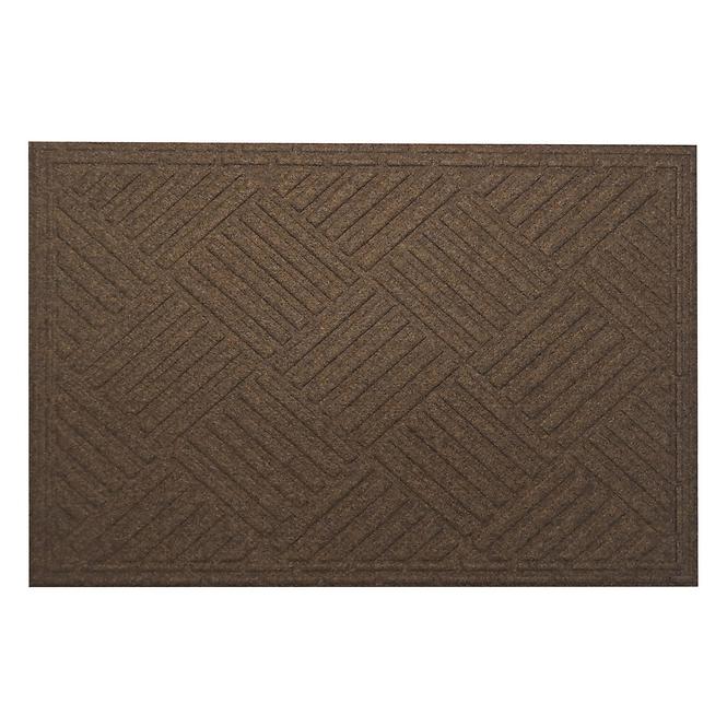Lábtörlő textil K-504-1 80x120 cm barna